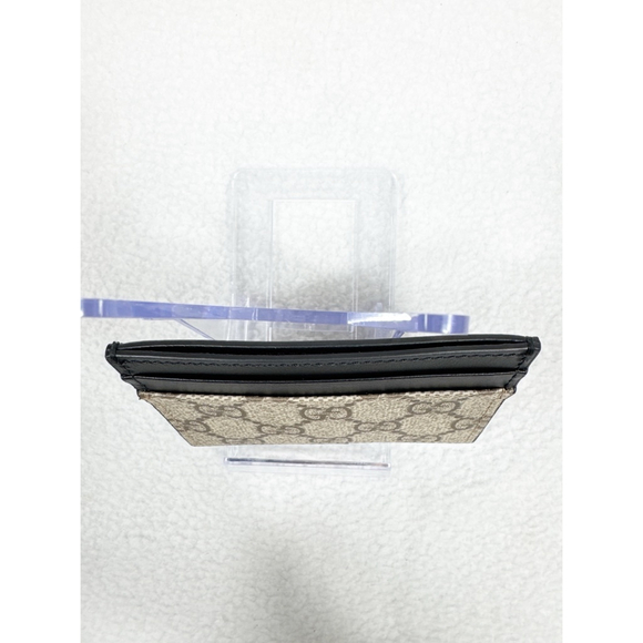 New Gucci Beige & Black Card Holder Wallet-With COA - Picture 5 of 7